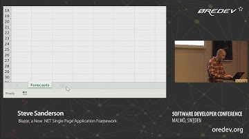 Steve Sanderson - Blazor, a New .NET Single Page Application Framework | Øredev 2018