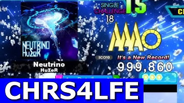 Neutrino (CSP-18) 14p PFC 999,860 World Record [DDR A20+]