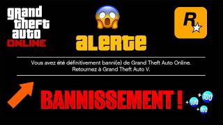 🚨(URGENT) Grosse vague de bannissements : Rockstar Games bannit des joueurs sur GTA5 Online 2026 ⚠️!