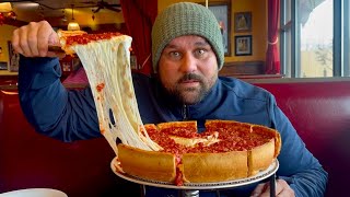 ME DIJERON QUE SI ME IBA DE CHICAGO SIN PROBAR ESTA PIZZA MEJOR QUE NI VINIERA! 