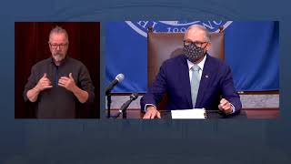 WATCH LIVE: Gov. Inslee announcing help for businesses, workers hit hard by new COVID restrictions