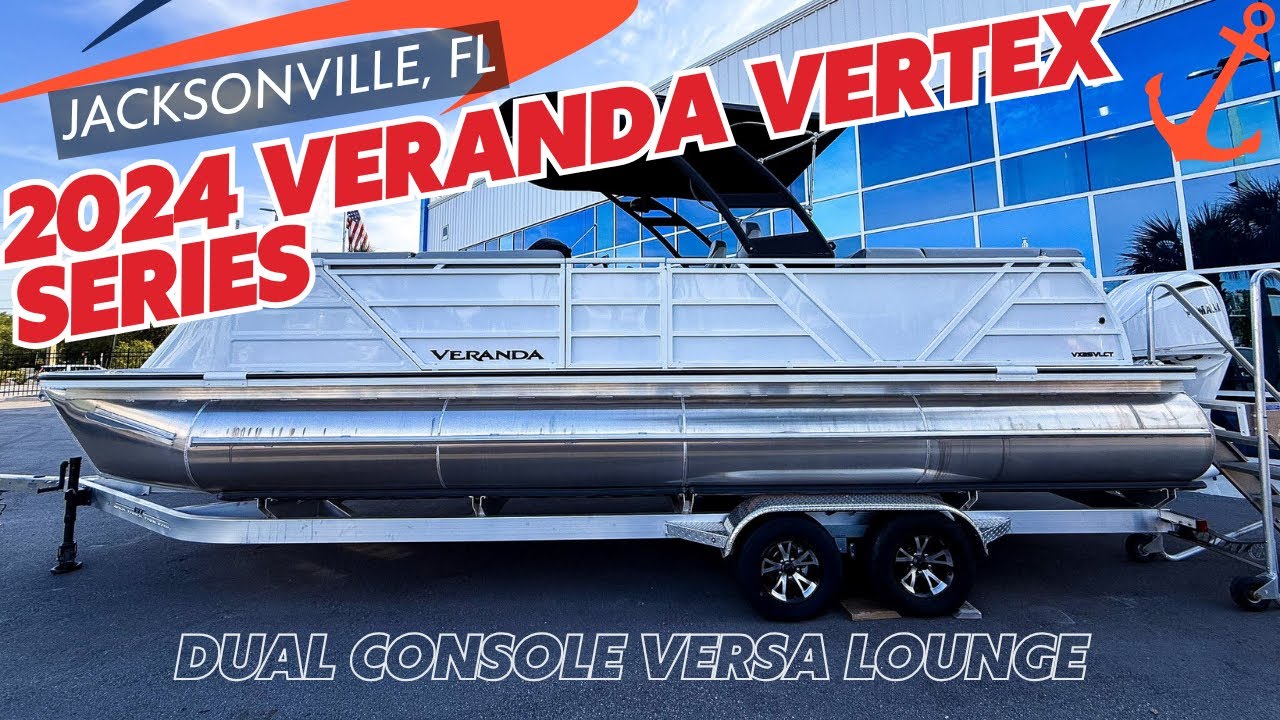New 2024 Veranda Vertex Series Dual Console Versa Lounge For Sale In Jacksonville, FL: Walkaround