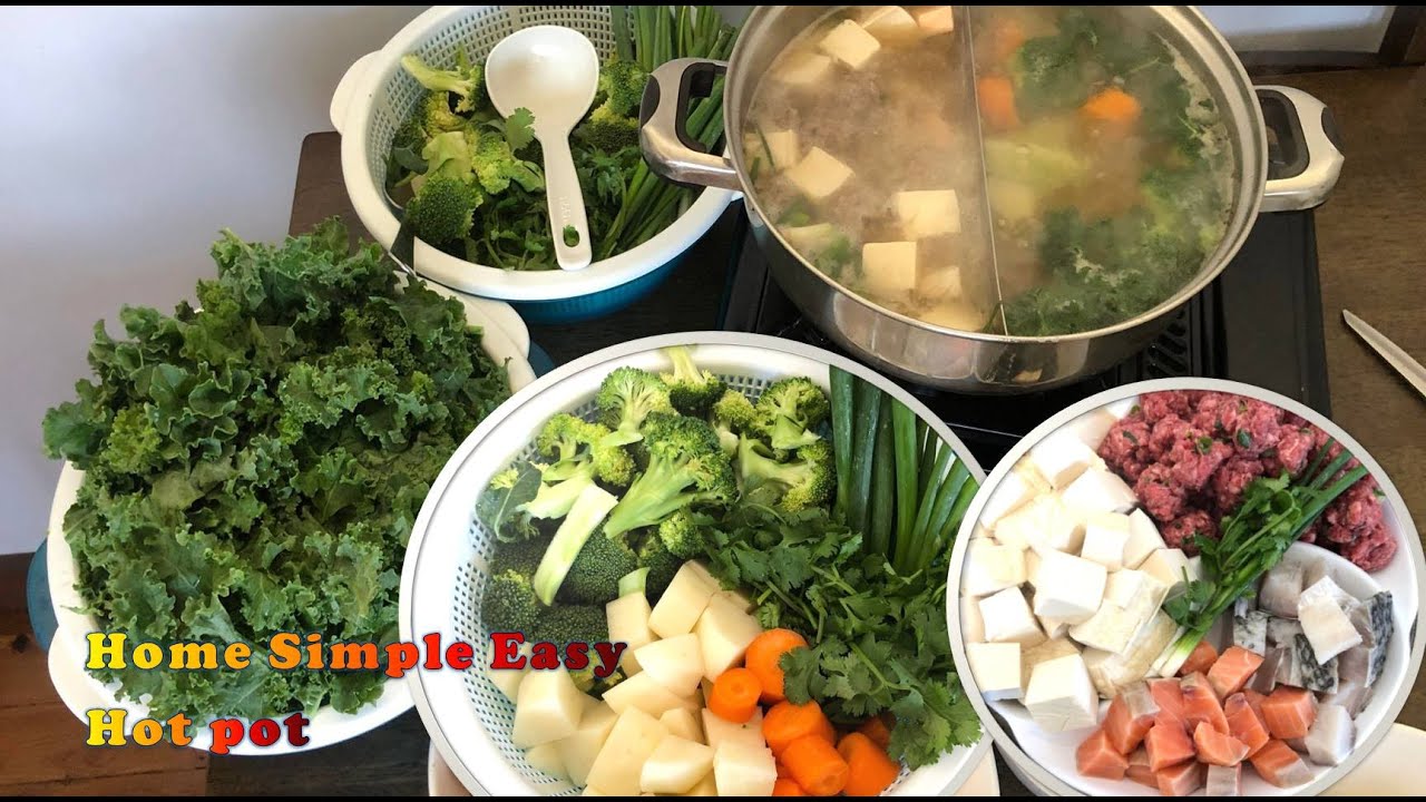 Home simple easy hot pot. LuckyMoniroth Dailyfoods YouTube