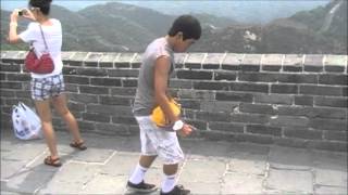 Chopsticko (Denver) Shuffling On The Great Wall Of China (Old)