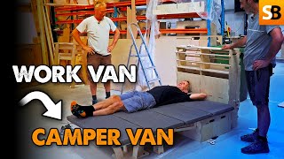 Turn Your Work Van Into a Camper & Back Again in Seconds
