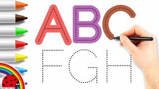 English Alphabet in Colors with Funny Illustrations