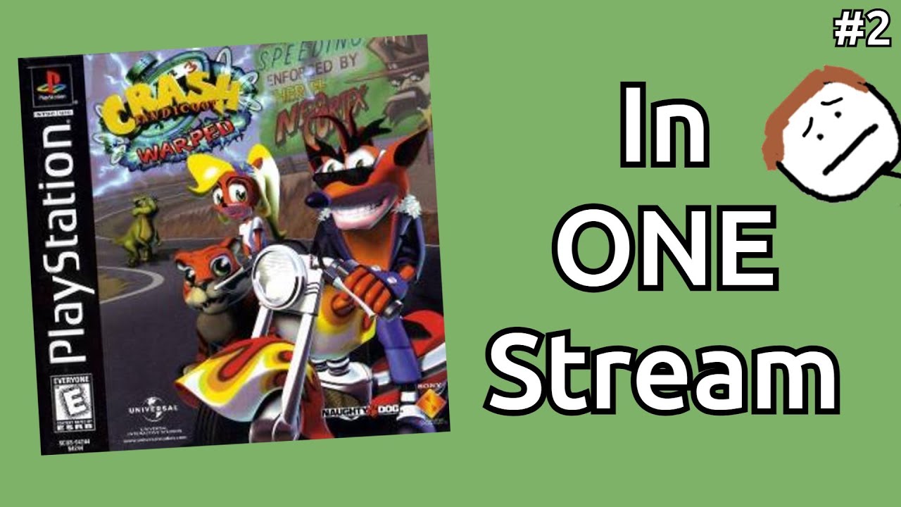 Playing through all of Crash 3 in one stream part 2 (31.7.2021)