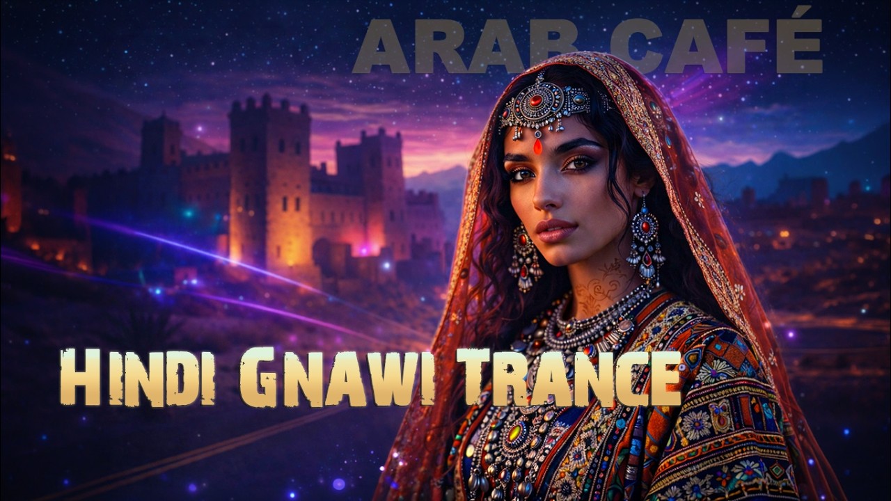 Hindi Gnawi Trance ✨🪘 | Desert Ritual Groove (Arab Café)