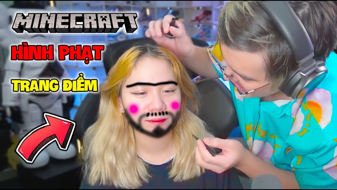 PHONG CẬN SAMMY BỊ PHẠT VẼ BẬY LÊN MẶT THỬ THÁCH TRONG MINECRAFT