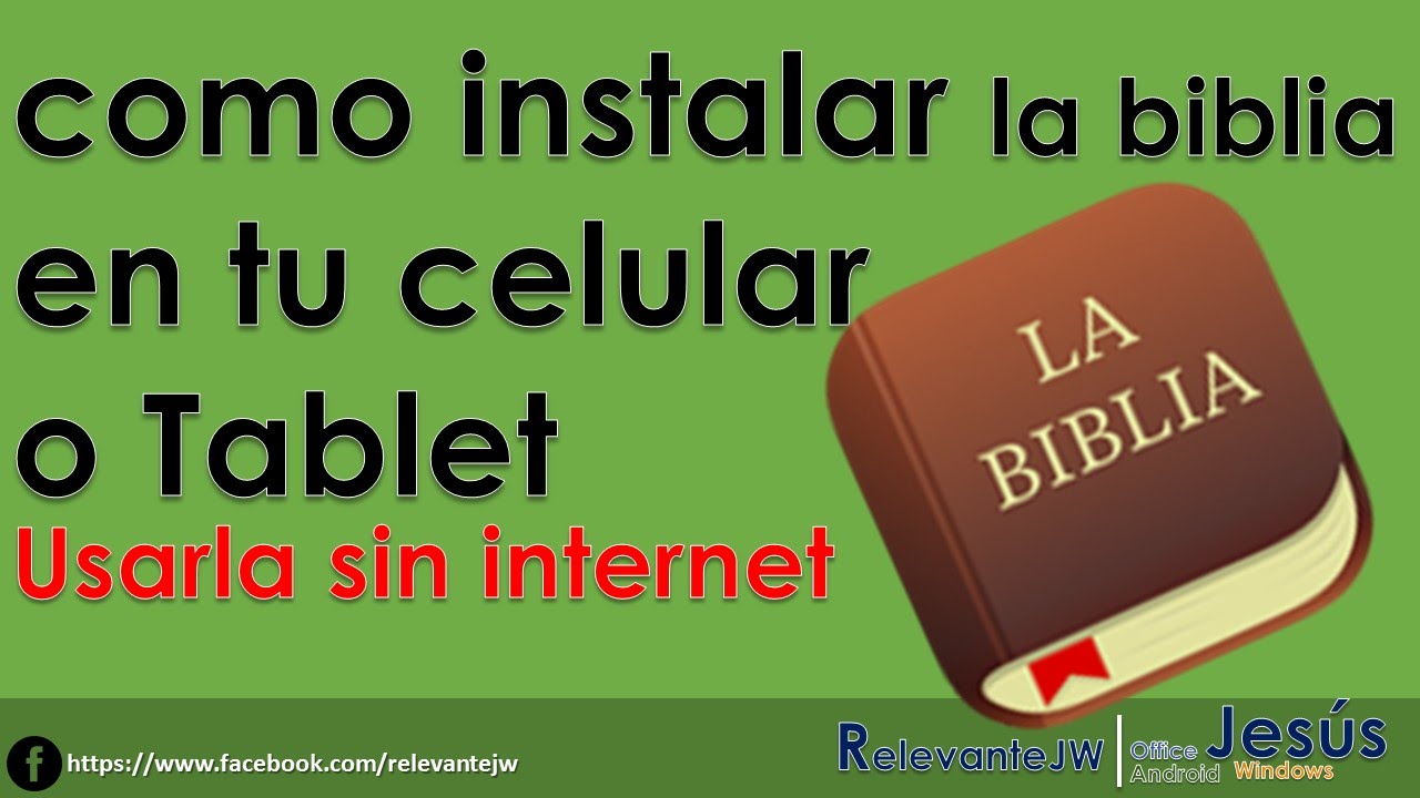 Como descargar biblia para pc youtube como instalar la 
