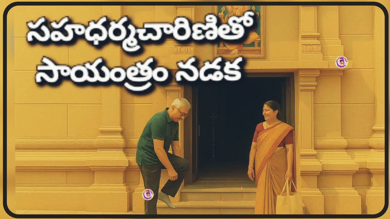 సహధర్మచారిణితో సాయంత్రపు నడక||పార్థసారథి గారి రచన||చక్కటి తెలుగు ఆడియో కథలు||అనగనగా ఓ కథ