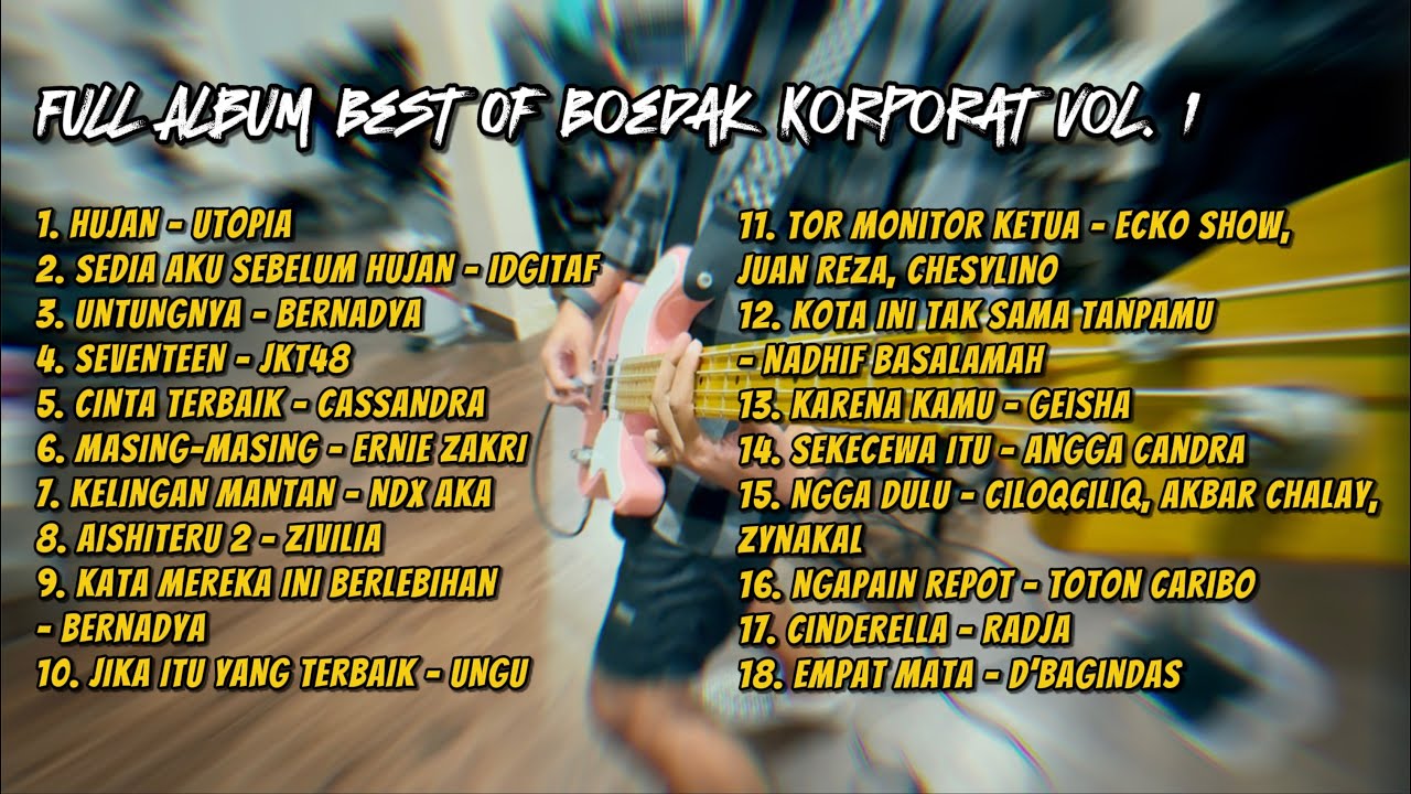 Full Album Best Of Pop Punk Cover by Boedak Korporat Vol 1
