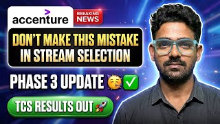 Accenture Phase 3 Update 2026 ✅ | Early Onboarding Mail | TCS Results Out 🥳🚀