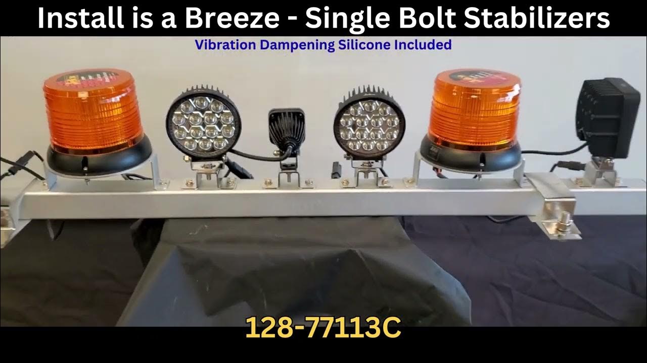 All In One Bars for Work Lights & Strobes - YouTube