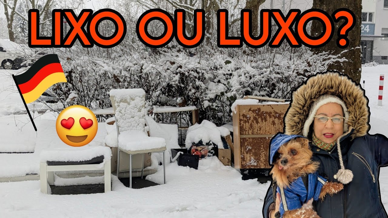 Muita coisa boa no lixo da Alemanha. Lixo ou Luxo?