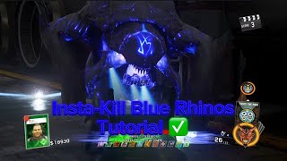 How to Instantly Kill the Blue Rhinos from the Beast From Beyond EE ✅ | Call of Duty IW Zombies