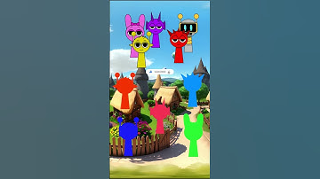 Construction Challenge Incredibox Sprunki Complete the puzzle correctly   Playing with shadows