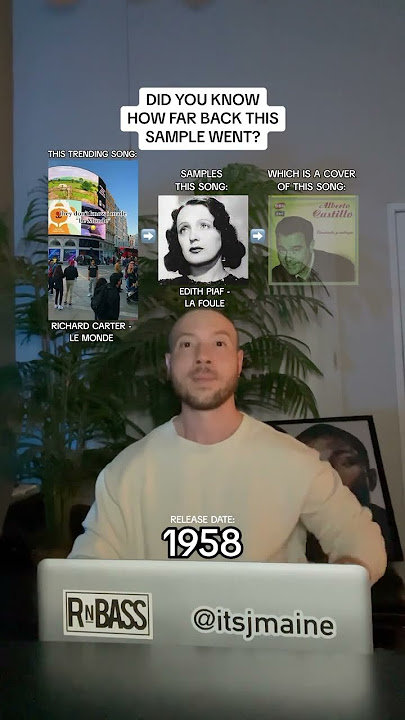 Did You Know How Far Back This Sample Went? Richard Carter “Le Monde”, Edith Piaf #shorts #sample