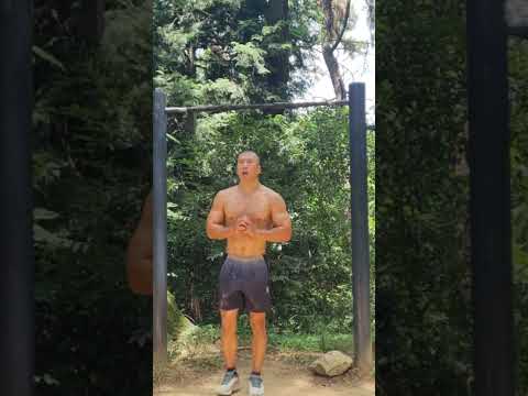 숲속 풀업&amp;<strong>푸쉬업</strong>&amp;스플릿 스쿼트