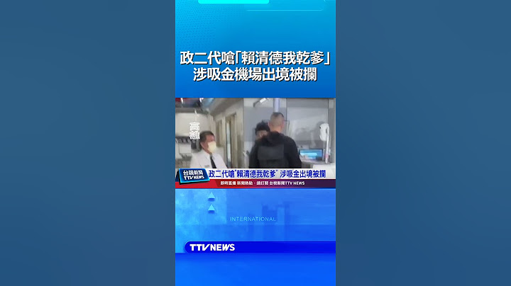 政二代嗆「賴清德我乾爹」涉吸金機場出境被攔 #出境 #海關 #機場