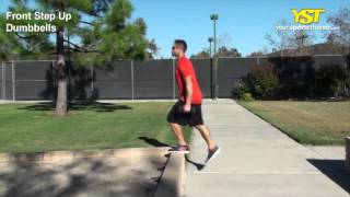 Front Step Up Dumbbells