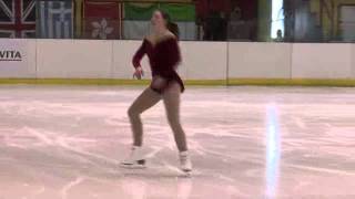 1 Deirdre FAEGRE (IRL) - ISU JGP Trofeo W.Lombardi 2011 Junior Ladies Free Skating