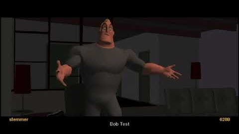 |The Incredibles| Bob Parr/Mr. Incredible Test Animation with Sound Part 6