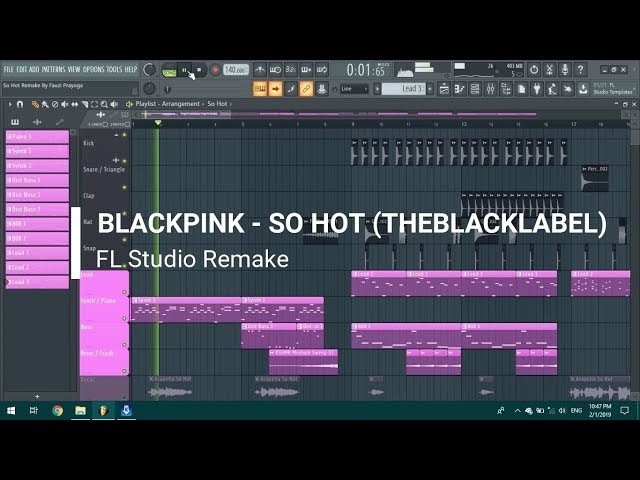 BLACKPINK - SO HOT | FL Studio Remake | FREE FLP class=