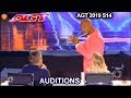 Terry Crews Plays the Flute & X-Buzzed by Simon  | America's Got Talent 2019 Audition