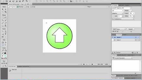 Creating an interactive button in fireworks