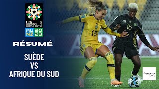 Coupe du monde 2023 (F) : le résumé de Suède vs Afrique du Sud