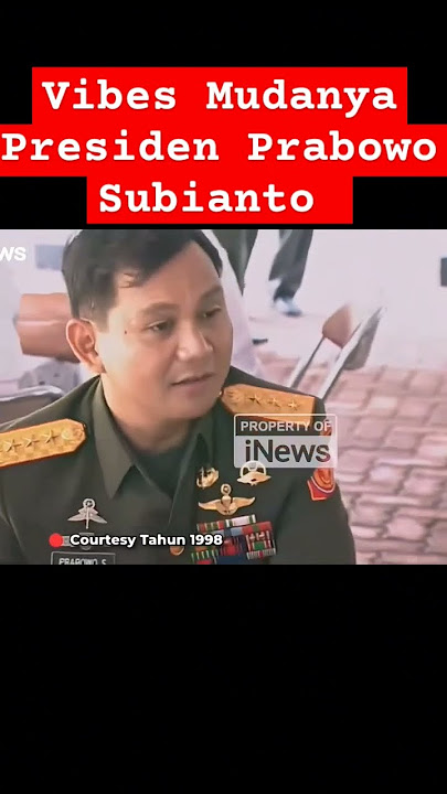 VIDIO ARSIP PRESIDEN PRABOWO SUBIANTO TAHUN 1998 #presidenprabowo #presidenri #prabowo