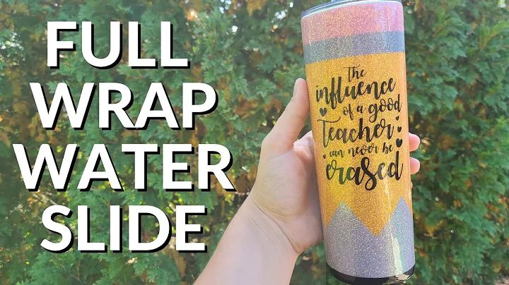 Easiest Way to Make a Pencil Tumbler | Full Wrap W...