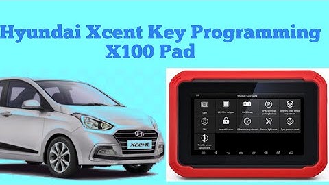 Hyundai Xcent Key Programming In X100 Pad | Generate Hyundai Special Transponder In VVDI | Hyundai