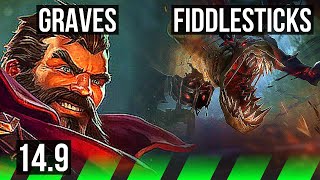 GRAVES vs FIDDLESTICKS (JGL) | 2/2/15, 600+ games | NA Master | 14.9