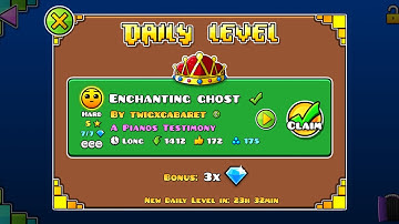 #1731 Enchanting ghost (by twigxcabaret) [Geometry Dash]