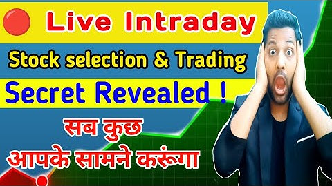 Best Stock Selection For Intraday Trading 2025 | TX3 Software | Vicky Raj Trader