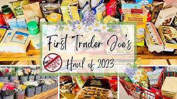 *NEW* 🛒Trader Joe’s Grocery Haul 2023 🛒 Frist haul of 2023