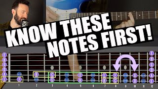 How to QUICKLY Memorize the Fretboard Starting With the E amp A String Notes amp Octaves Guitar Lesson