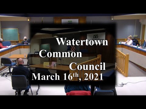 Common Council of March 16th, 2021