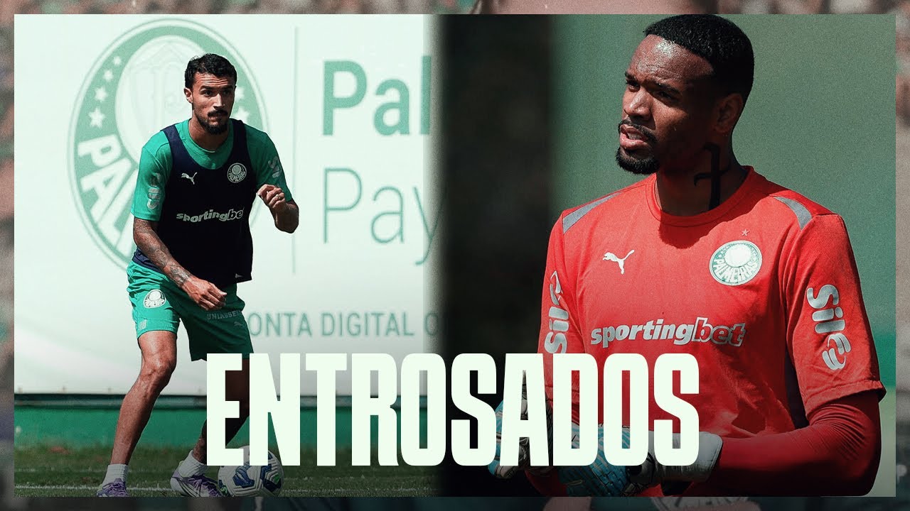 CARLOS MIGUEL E JEFTÉ TREINAM JUNTOS AO ELENCO DO PALMEIRAS