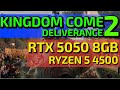 KINGDOM COME: DELIVERANCE II | RTX 5050 8GB + RYZEN 5 4500 | FullHD 1080p LOW + ULTRA + DLSS
