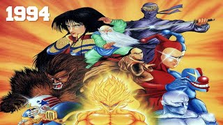 Alien Challenge // 1994 Japanese Arcade Title // Just Gameplay of all fighters