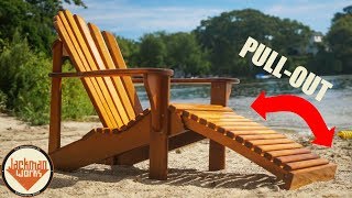 Ultimate DIY Adirondack Chair with PullOut Footrest