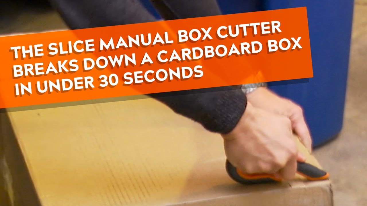 The Slice Manual Box Cutter Breaks Down a Cardboard Box in Under 30 Seconds  