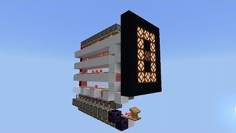 7-Segments Display In Minecraft