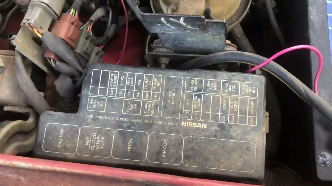 2001 Nissan Frontier Fog Light Fuse Location YouTube