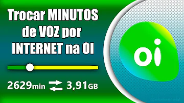 Como trocar internet por ligação na Oi?