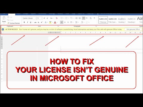 Mengatasi Notifikasi Your License Isn’t Genuine Pada Microsoft Office