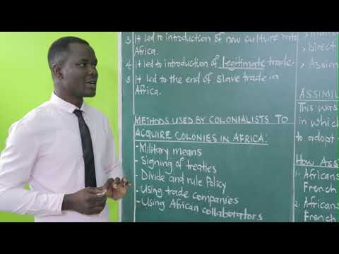 COLONIAL RULE IN AFRICA (primary seven) BY TR. OMODING